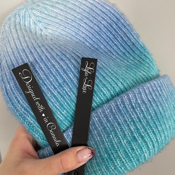 Lyla + Luxe Blue Ombre Beanie/Toque - Picture 2 of 4